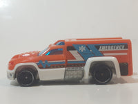 2017 Hot Wheels HW Rescue Rescue Duty Orange Die Cast Toy Car Vehicle