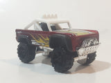 2016 Hot Wheels HW Daredevils Custom Ford Bronco Dark Red Die Cast Toy Car Vehicle