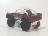 2016 Hot Wheels HW Daredevils Custom Ford Bronco Dark Red Die Cast Toy Car Vehicle