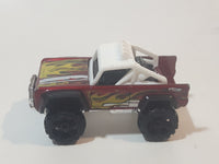 2016 Hot Wheels HW Daredevils Custom Ford Bronco Dark Red Die Cast Toy Car Vehicle