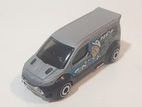 2021 Hot Wheels HW Metro Ford Transit Connect Grey Die Cast Toy Car Vehicle