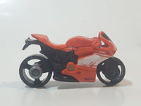 2016 Hot Wheels HW Moto Ducati 1199 Panigale Motor Cycle Orange Die Cast Toy Motor Bike Vehicle