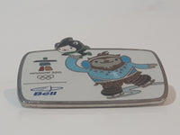 Vancouver 2010 Winter Olympic Games BELL Quatchi and Miga Figure Skating Enamel Metal Lapel Pin