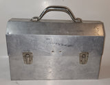 Vintage G.H. Curry Mfg. Ltd. Orangeville Ont. 12 3/8" Wide Polished Riveted Aluminum Metal Miner's Lunch Box