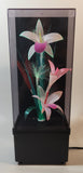 Vintage Fiber Optics Windup Musical Box Fiber Optics Flower Light 14" Tall