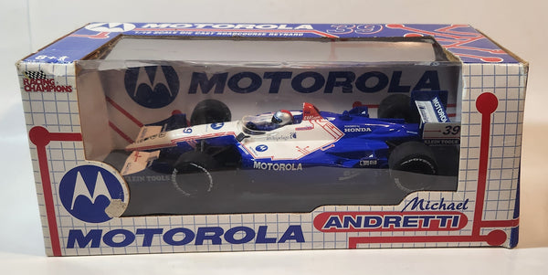 2002 ERTL Racing Champions #39 Michael Andretti Motorola Honda Roadcourse Reynard 1/18 Scale Die Cast Toy Race Car Vehicle in Box