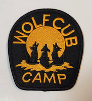 Boy Scouts Wolf Club Camp Embroidered Fabric Patch Badge