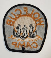 Boy Scouts Wolf Club Camp Embroidered Fabric Patch Badge