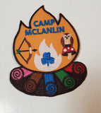 Girl Guides Camp Mclanlin Embroidered Fabric Patch Badge