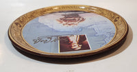 Vintage 1978 Coca Cola Captain James Cook Bicentennial 1778-1978 Oval 10 1/2" x 12 3/4" Metal Beverage Serving Tray