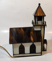 Church Chapel Building Shaped Stained Glass Lamp