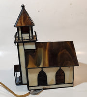 Church Chapel Building Shaped Stained Glass Lamp