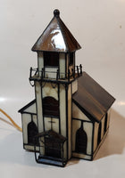 Church Chapel Building Shaped Stained Glass Lamp