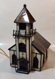 Church Chapel Building Shaped Stained Glass Lamp