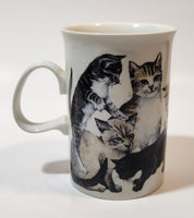 Dunoon Stoneware Cats' 4 1/4" Tall Coffee Mug Cup