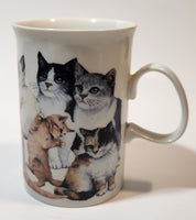 Dunoon Stoneware Cats' 4 1/4" Tall Coffee Mug Cup