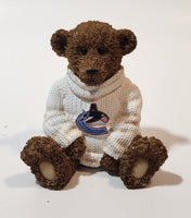 NHL Ice Hockey Limited Edition Vancouver Canucks Sports Team Resin Bear Decorative Ornament Collectible