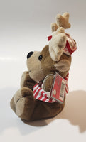 Coca Cola Bean Bag Collection Reindeer Holding a Bottle 7" Stuffed Toy Plush New with Tags