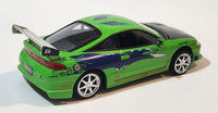 2002 Revell Universal Studios The Fast and The Furious Brian's 1995 Mitsubishi Eclipse Green 1:25 Scale Die Cast Toy Car Vehicle with Opening Hood