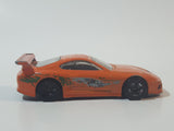 2013 Hot Wheels HW City Street Power Toyota Supra Orange Die Cast Toy Car Vehicle