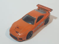 2013 Hot Wheels HW City Street Power Toyota Supra Orange Die Cast Toy Car Vehicle