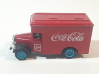 Coca Cola Coke Delivery Truck Red Pull Back Die Cast Toy Car Vehicle