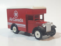 1980s Lledo Promotional Model 1934 Dennis Van Truck Air Canada Red Die Cast Toy Car Vehicle