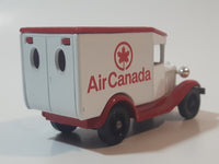 1980s Lledo Promotional Model 1934 Ford Model A Delivery Van Truck Air Canada Red Die Cast Toy Car Vehicle