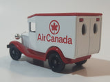 1980s Lledo Promotional Model 1934 Ford Model A Delivery Van Truck Air Canada Red Die Cast Toy Car Vehicle