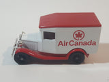 1980s Lledo Promotional Model 1934 Ford Model A Delivery Van Truck Air Canada Red Die Cast Toy Car Vehicle