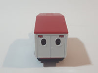 1980s Lledo Promotional Model 1934 Ford Model A Delivery Van Truck Air Canada Red Die Cast Toy Car Vehicle