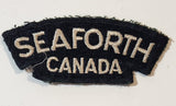 Vintage Seaforth Highlanders Canada Embroidered Fabric Shoulder Patch