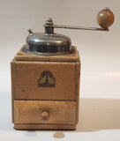 Antique Armin Trosser Wood and Metal Coffee Grinder Mill