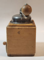 Antique Armin Trosser Wood and Metal Coffee Grinder Mill