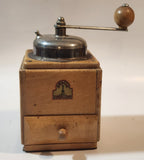 Antique Armin Trosser Wood and Metal Coffee Grinder Mill