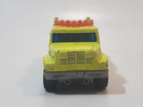 2004 Matchbox Fire International Pumper Neon Yellow Fire Truck Die Cast Toy Car Firefighting Rescue Vehicle