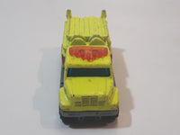 2004 Matchbox Fire International Pumper Neon Yellow Fire Truck Die Cast Toy Car Firefighting Rescue Vehicle