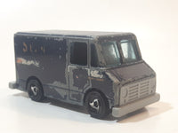 1997 Hot Wheels Police Force Combat Medic Delivery Truck Van S.W.A.T. Dark Blue Die Cast Toy Car Vehicle