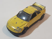 Motor Max No. 6071 Yellow Die Cast Toy Car Vehicle