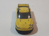 Motor Max No. 6071 Yellow Die Cast Toy Car Vehicle