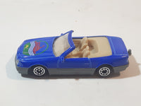 Unknown Brand Mercedes Benz SL 500 Convertible Yacht and Scuba Diver Blue Die Cast Toy Car Vehicle