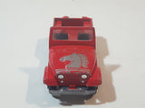 Vintage 1980s Yatming No. 1608 Jeep CJ7 Red Die Cast Toy Car Vehicle