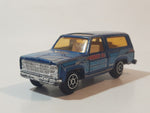 Vintage 1980s Yatming No. 1064 Laser Blazer Blue Die Cast Toy Car Vehicle with Opening Doors