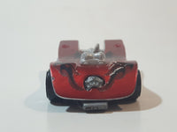 2008 Hot Wheels Motoblade Dark Red Plastic Toy Car Vehicle McDonald's Happy Meal with Crash Sound - Dead Battery
