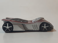 2008 Hot Wheels Motoblade Dark Red Plastic Toy Car Vehicle McDonald's Happy Meal with Crash Sound - Dead Battery