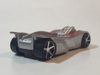 2008 Hot Wheels Motoblade Dark Red Plastic Toy Car Vehicle McDonald's Happy Meal with Crash Sound - Dead Battery