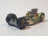 2007 Hot Wheels Blast & Crash Flattery Metalflake Olive Green Die Cast Toy Car Vehicle