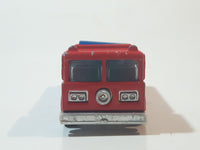 1982 Hot Wheels Fire Eater Red Fire Truck Die Cast Toy Car Vehicle - BW - Blue Lights