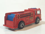 1982 Hot Wheels Fire Eater Red Fire Truck Die Cast Toy Car Vehicle - BW - Blue Lights