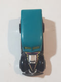 1993 Hot Wheels '40's Woodie Teal and Black Wood Panel Die Cast Toy Car Vehicle